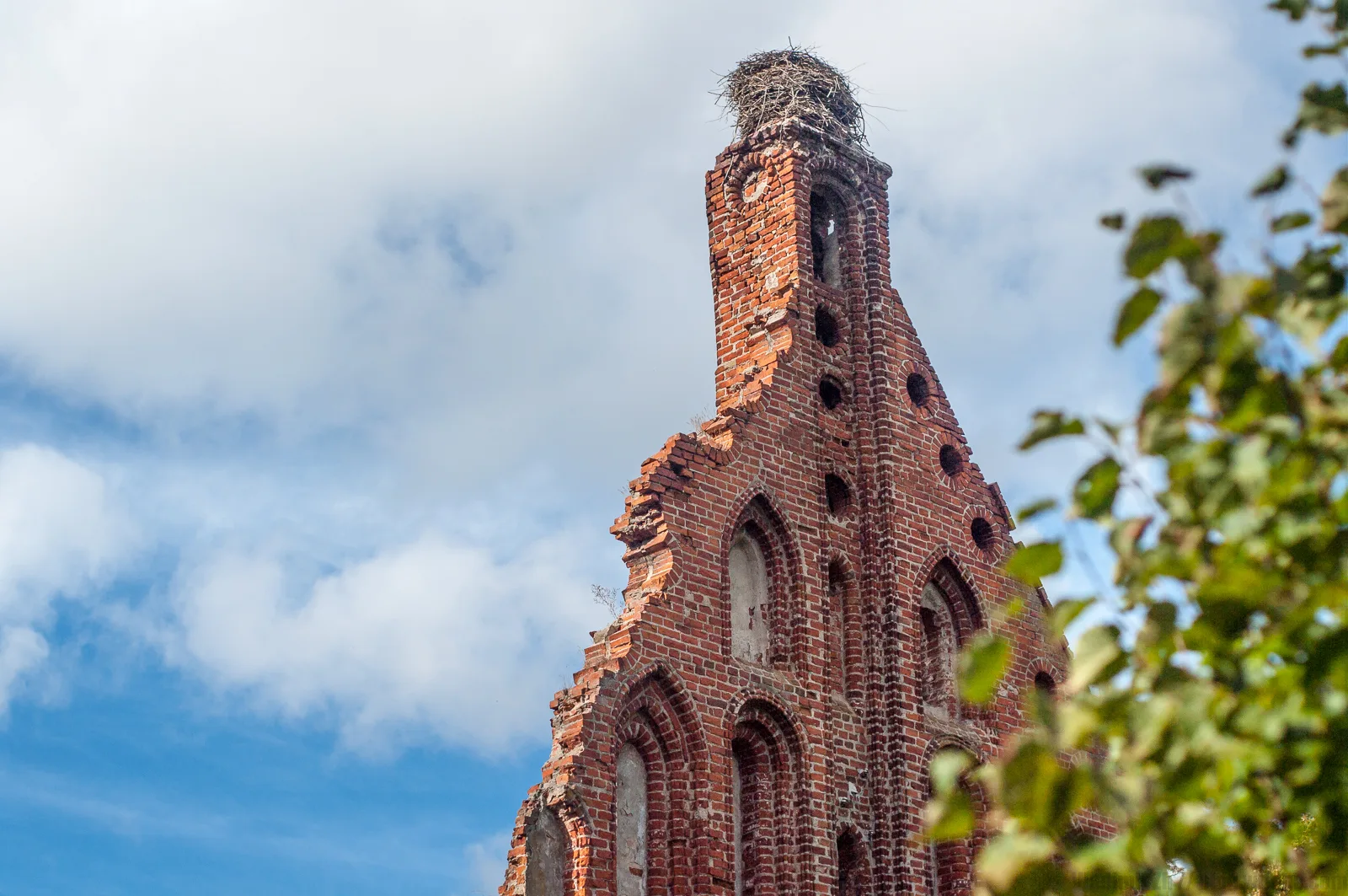 Die Kirche in Powunden