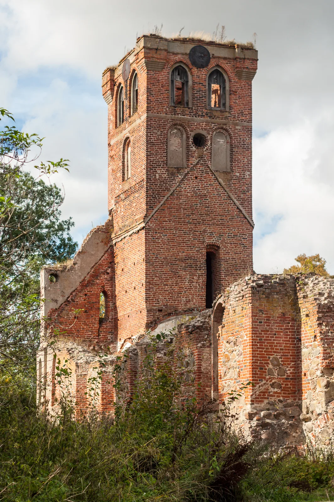 Die Kirche in Powunden